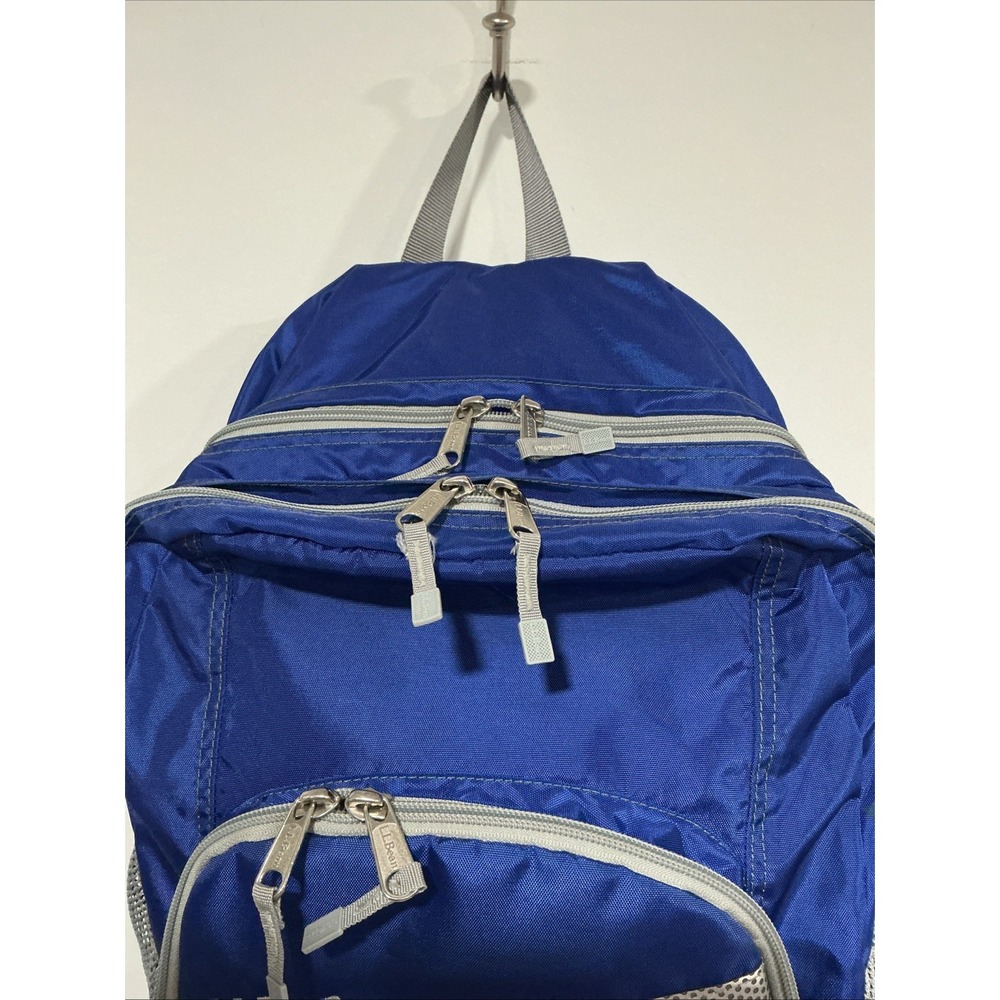 L.L. Bean Delux Book Backpack, 37L, Royal Blue, School, Travel, Work, XQ505191 - Picture 4 of 10